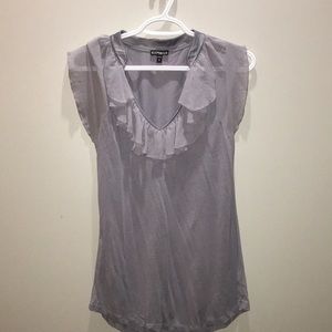 Gray Express blouse size small.